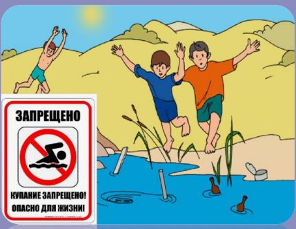 Памятка «О запрете купания в необорудованных(запрещенных) местах».